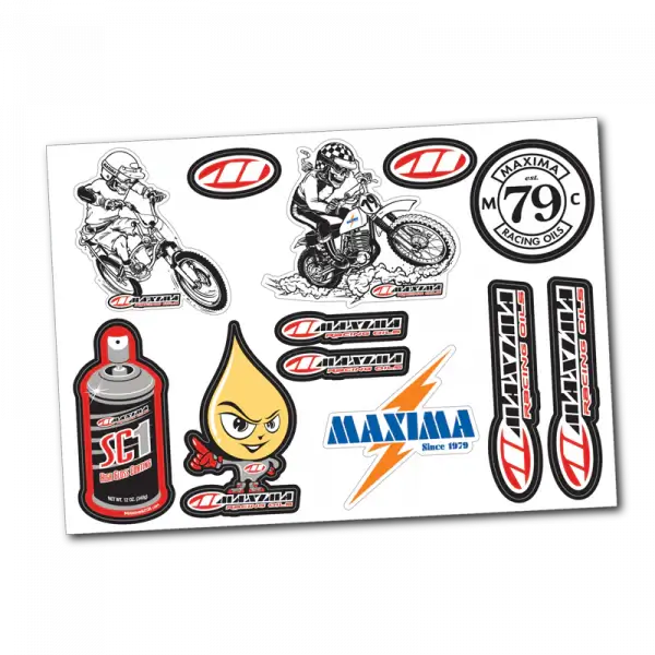 Lámina Stickers Maxima Vintage